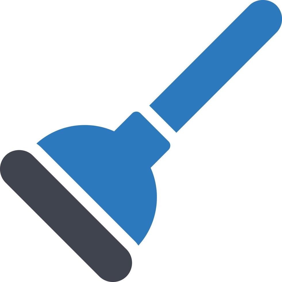 plunger vector illustration on a background.Premium quality symbols.vector icons for concept and graphic design.