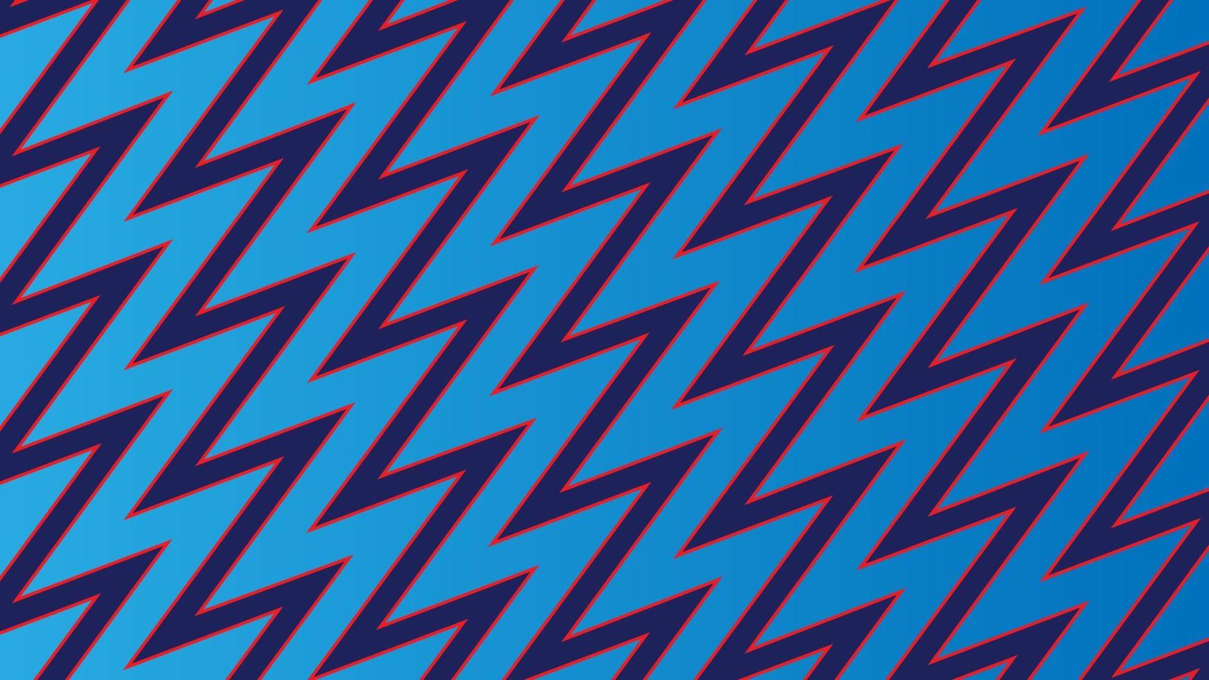 zig zag abstracto moderno con fondo de vector degradado colorido