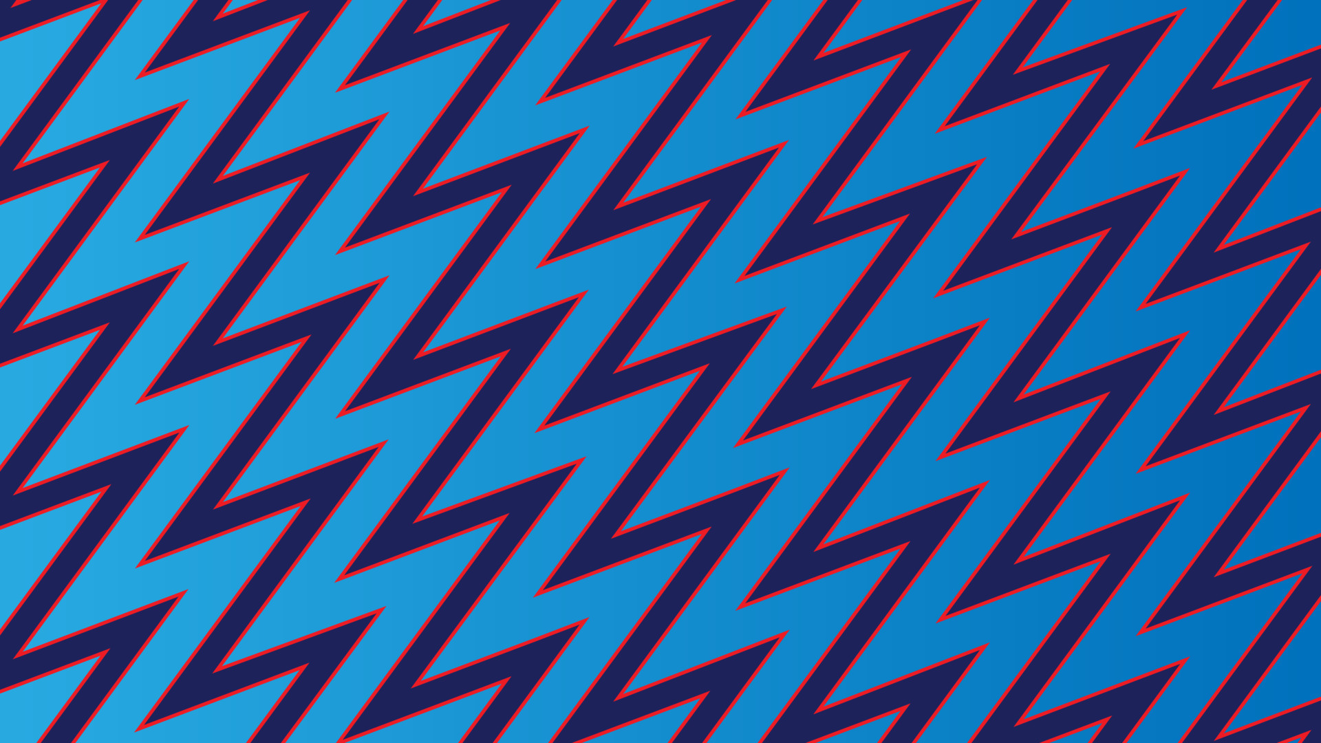 Modern abstract zig zag with colorful gradient vector background