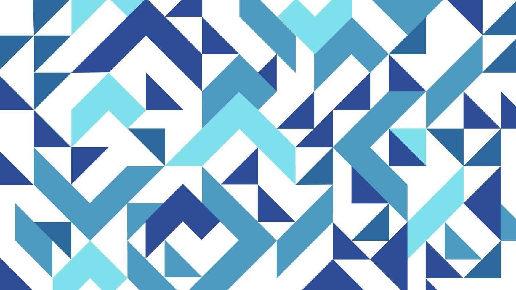 Modern blue geometric design vector background