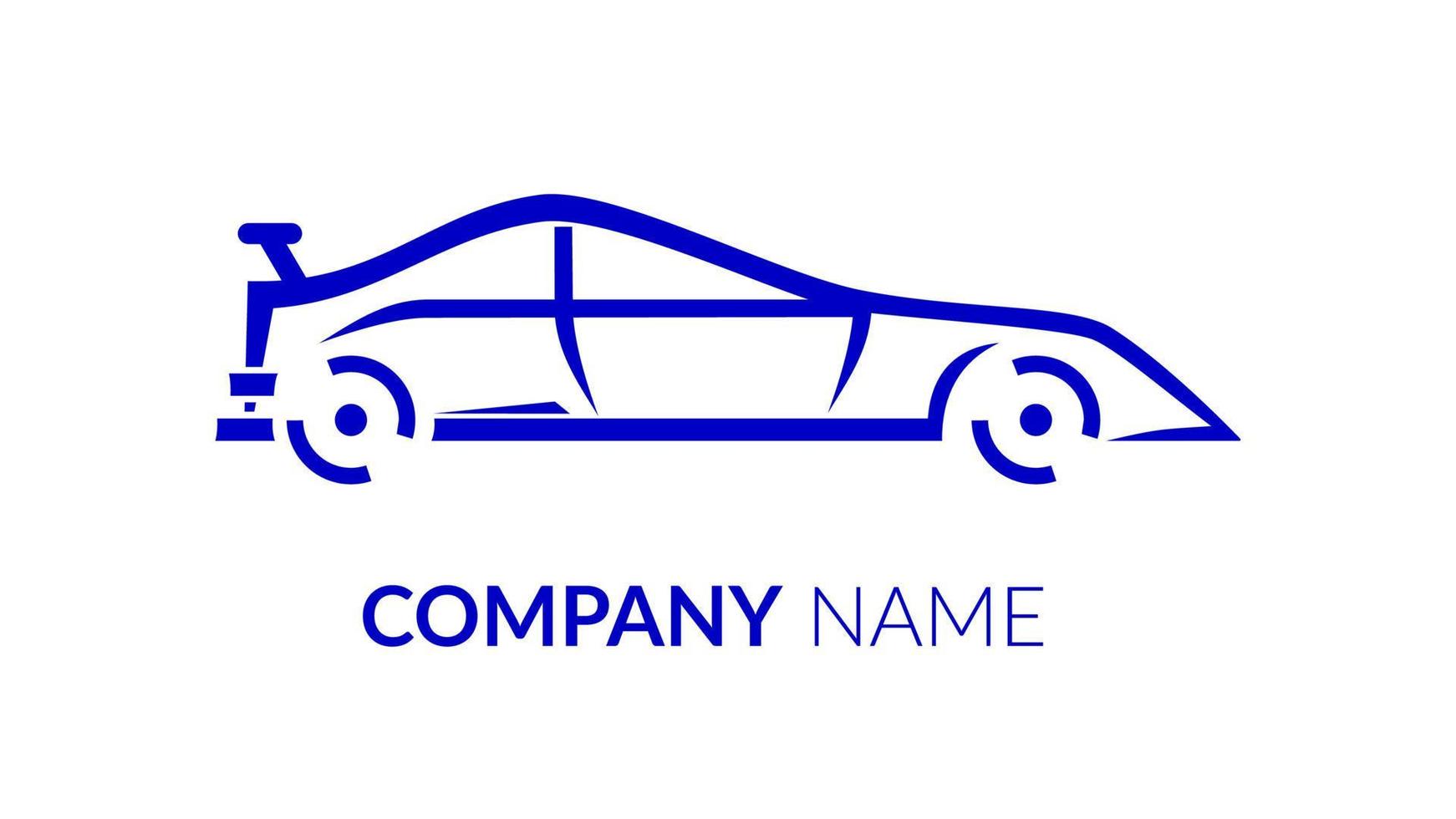 vector of automotive car logo, luxury supercar concept.