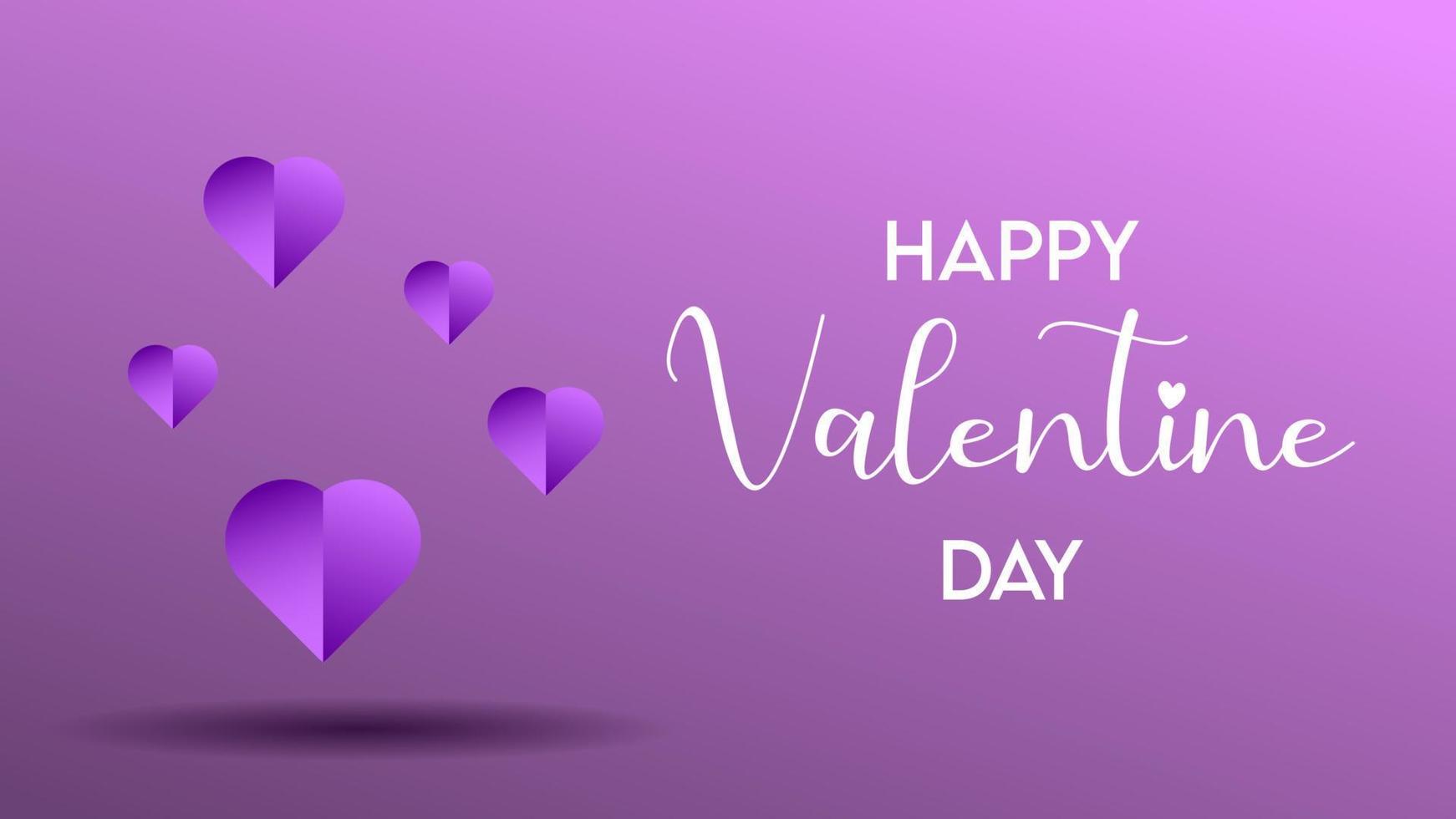 vector of valentine's day event, banner art design, love and romantic.