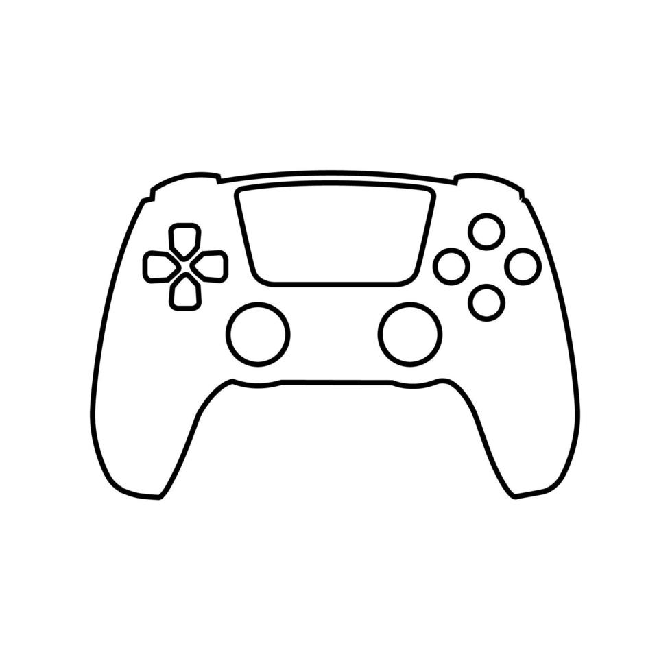ilustración de vector de icono de controlador de juego