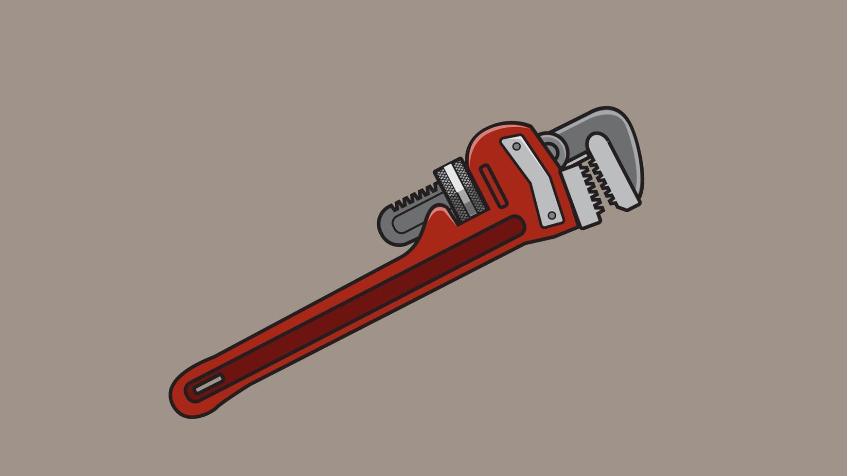 Plumber fixing sink vector illustration