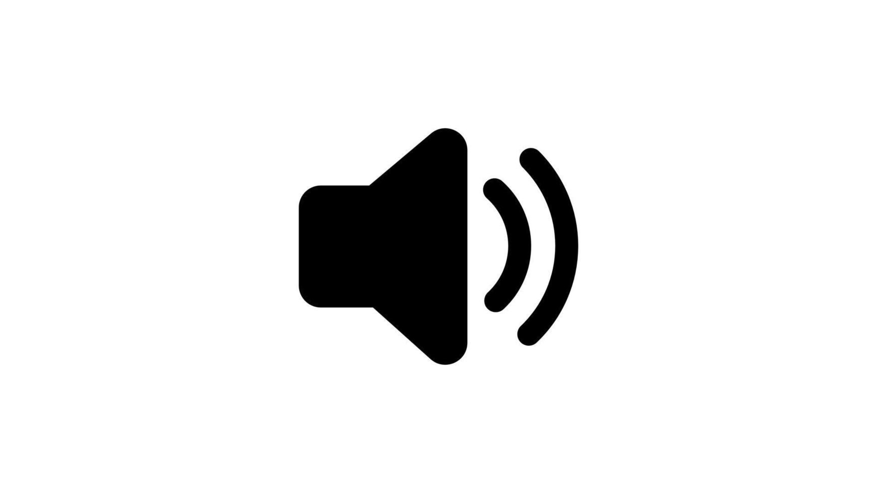 Speaker volume symbol sound on vector icon illustration