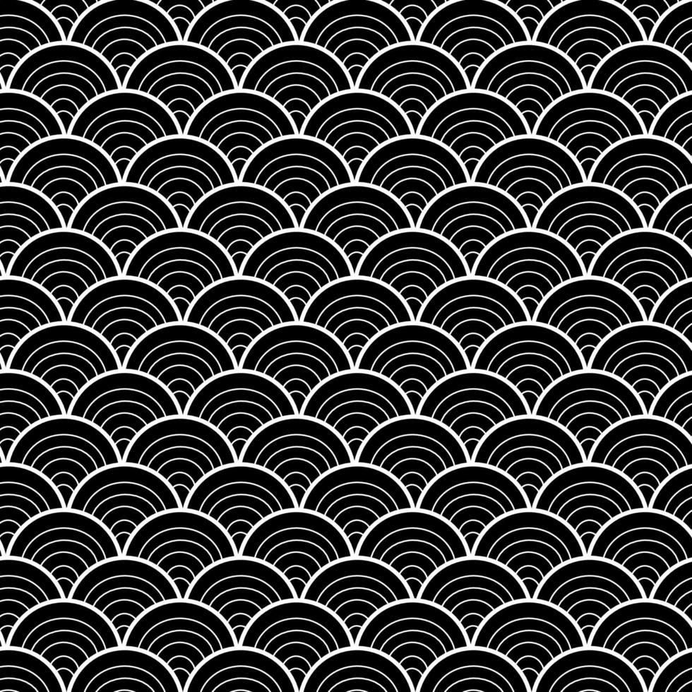 fondo de vector ornamental japonés. patrón de textura decorativa geométrica