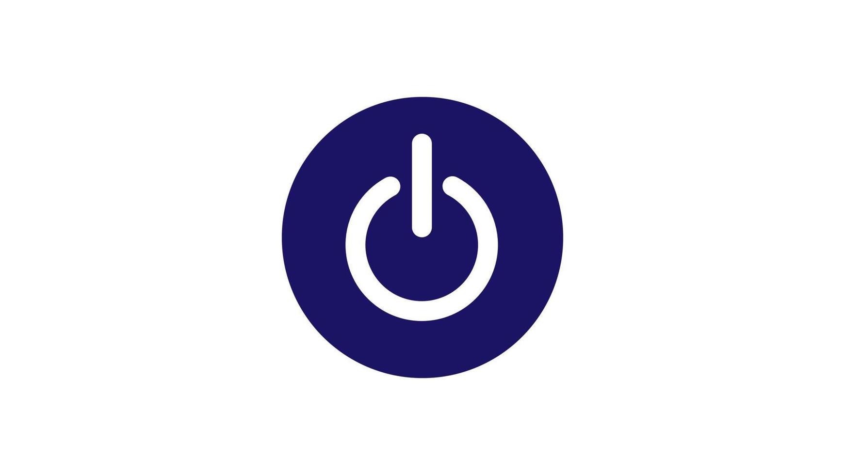 Power button icon vector illustration