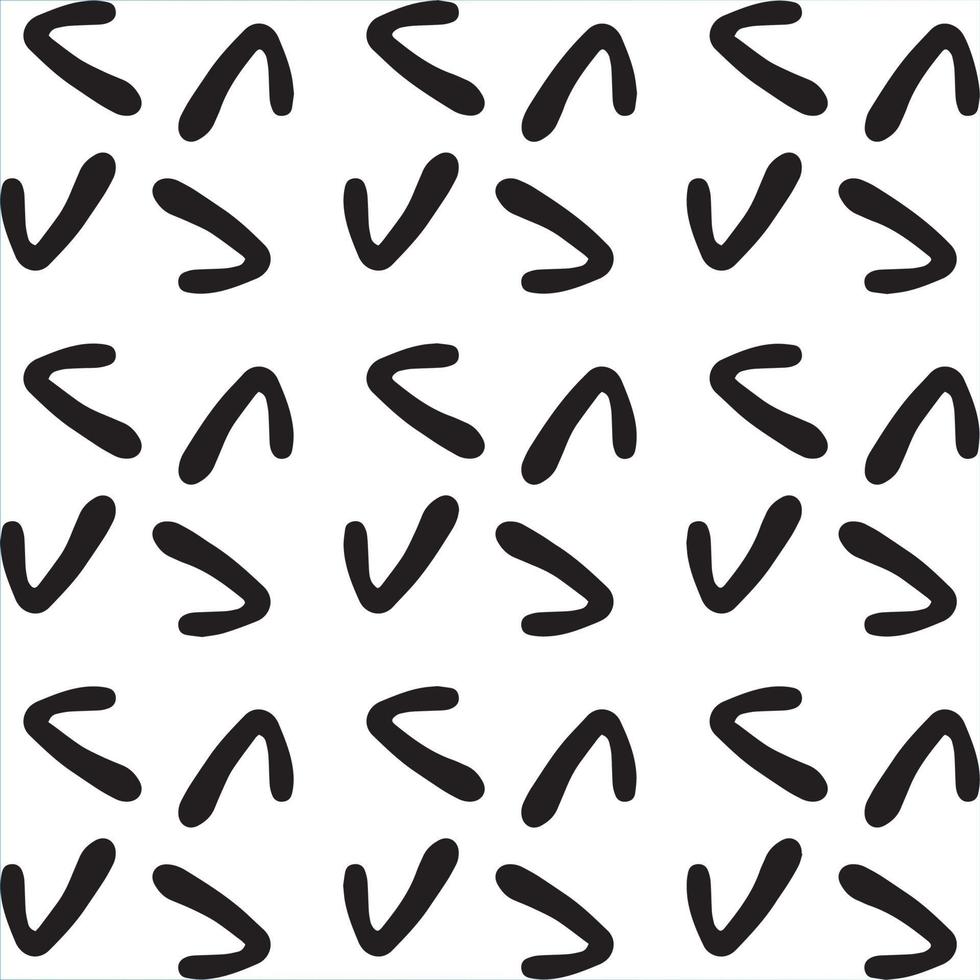 Seamless abstract geometric hand drawn pattern. vector