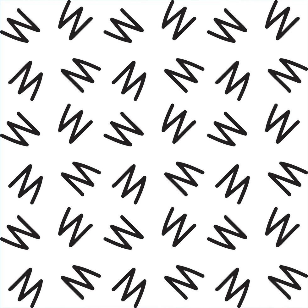 Seamless abstract geometric hand drawn pattern. vector