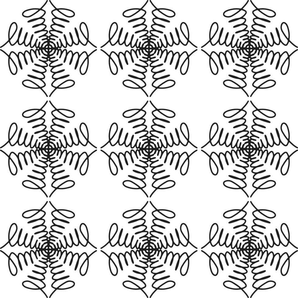 Seamless abstract geometric hand drawn pattern vector