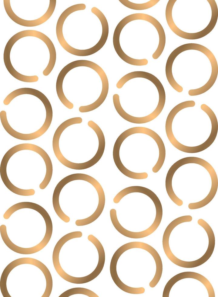 White background with abstract pattern of circles vector
