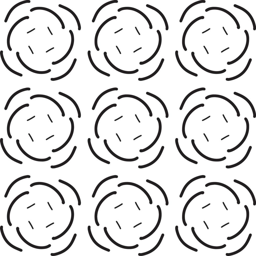 Seamless abstract geometric hand drawn pattern. vector