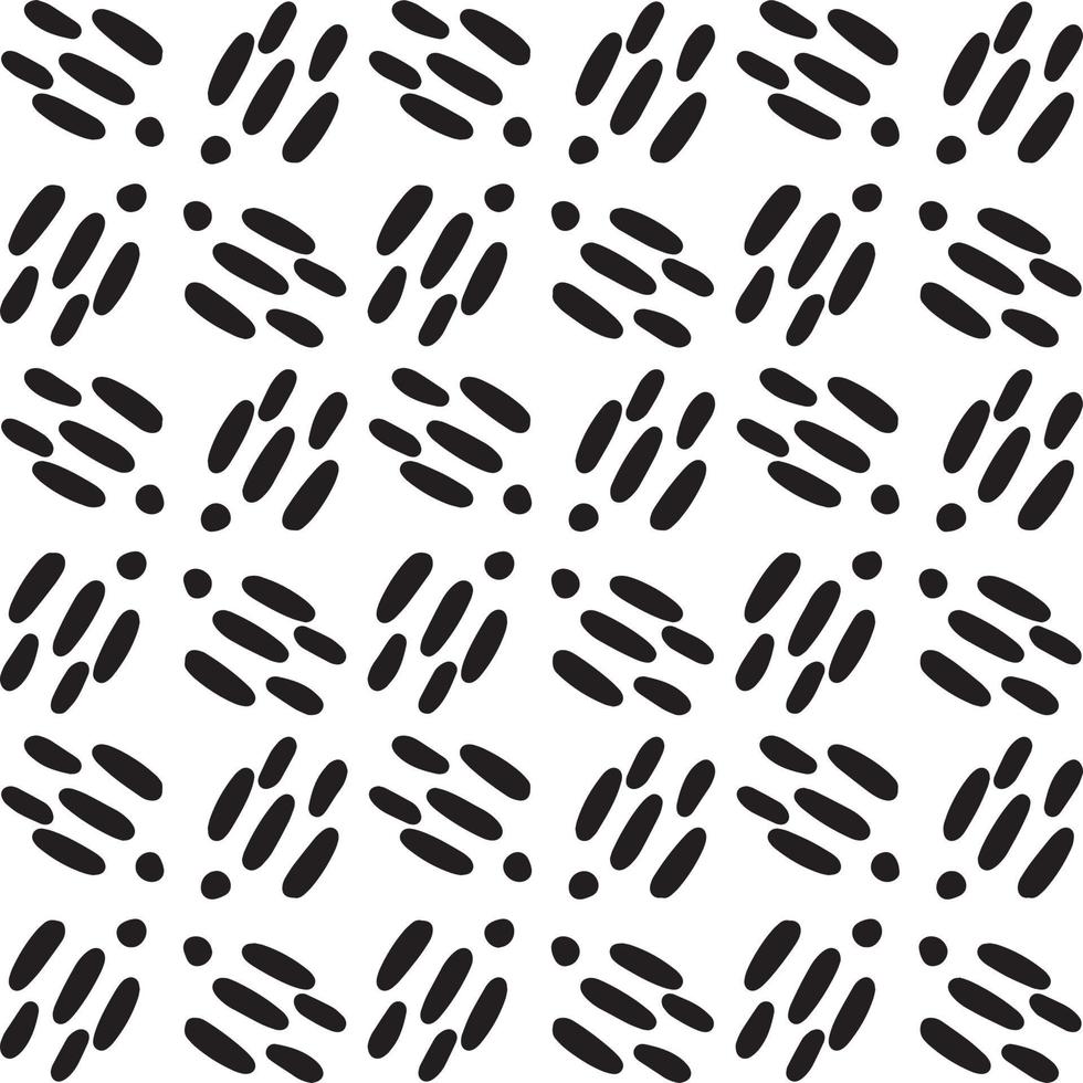 Seamless abstract geometric hand drawn pattern. vector