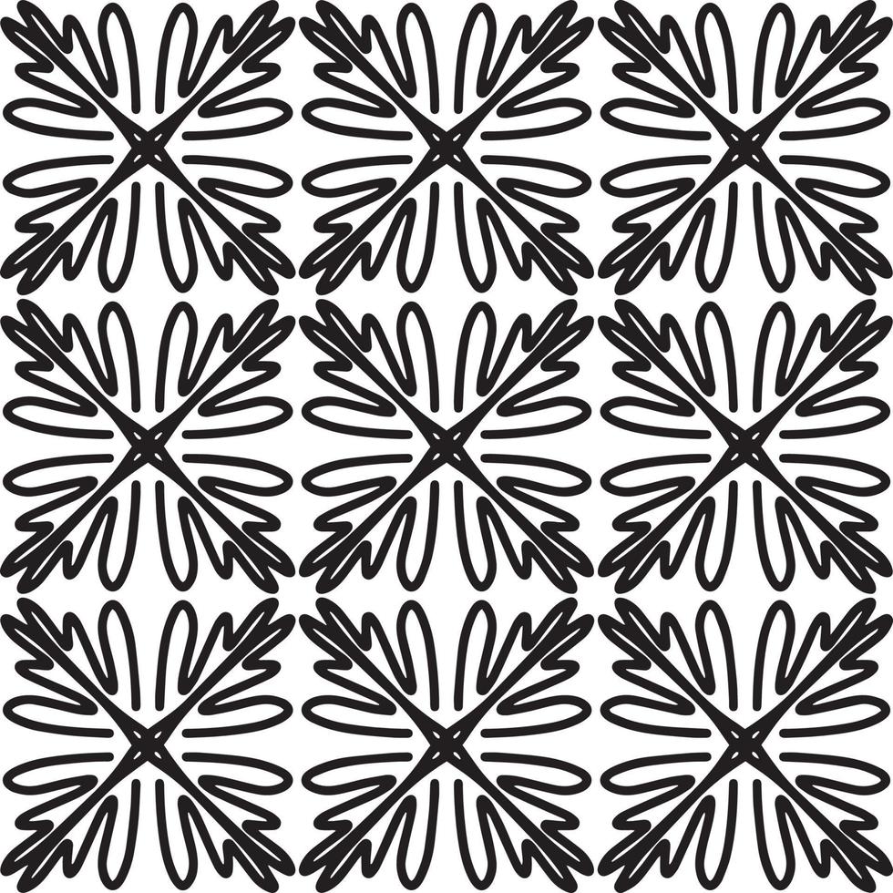 Seamless abstract geometric hand drawn pattern. vector