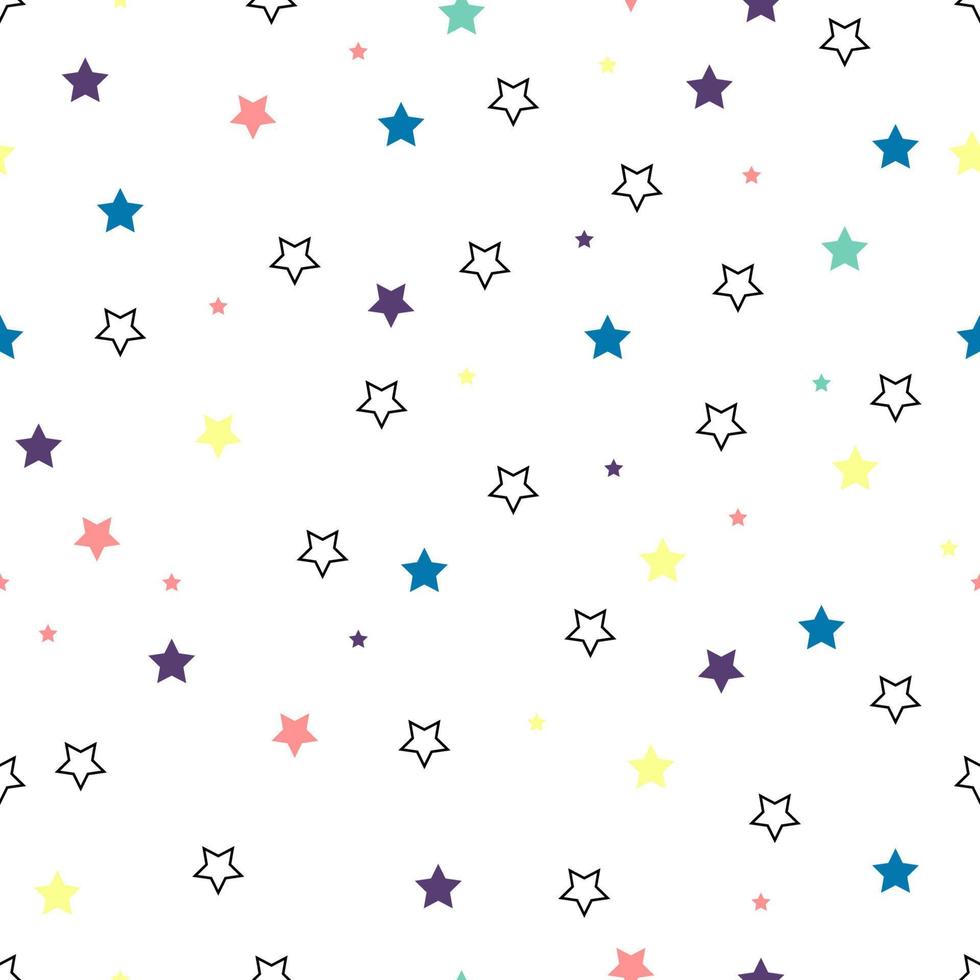 seamless icon star with white background for wallpaper backdrop vector illustration