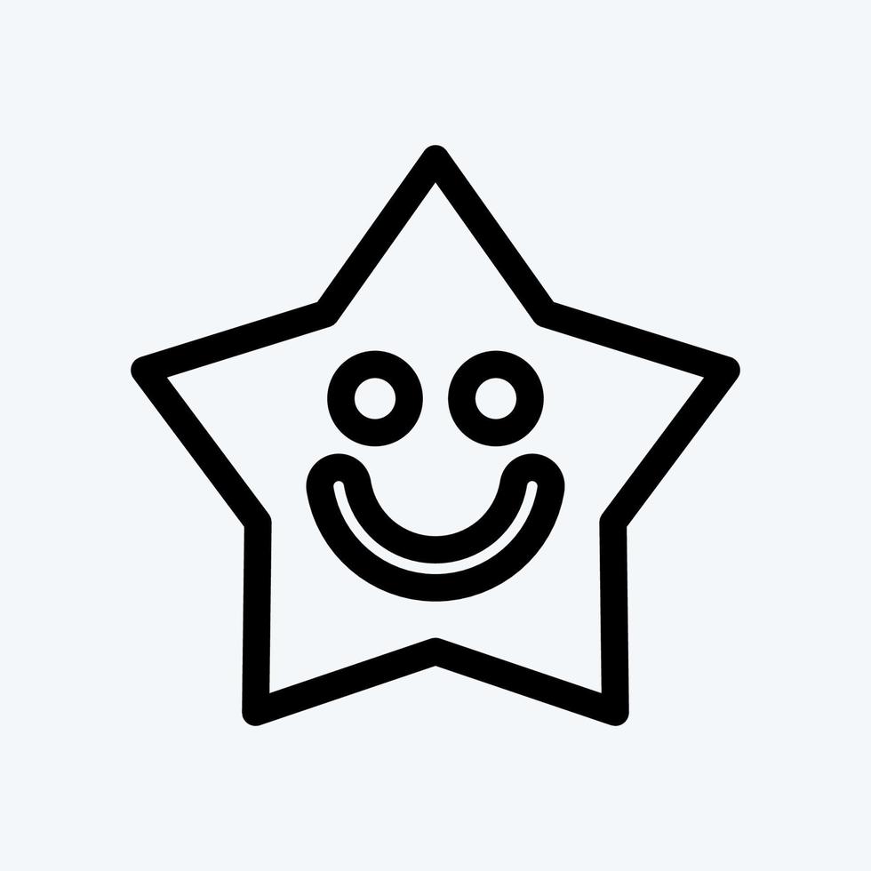 Icon Sleeping Light. suitable for Kids symbol. line style. simple design editable. design template vector. simple illustration vector