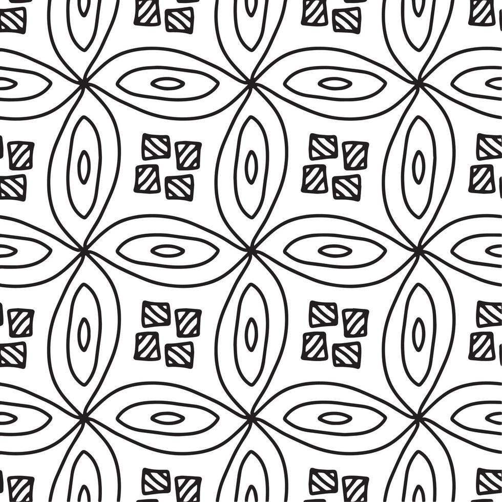 Seamless abstract geometric hand drawn pattern. 8071717 Vector Art at Vecteezy