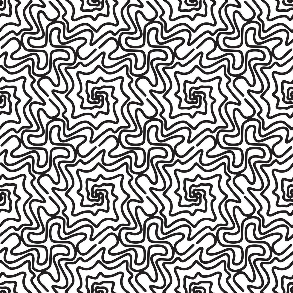 Seamless abstract geometric hand drawn pattern. vector