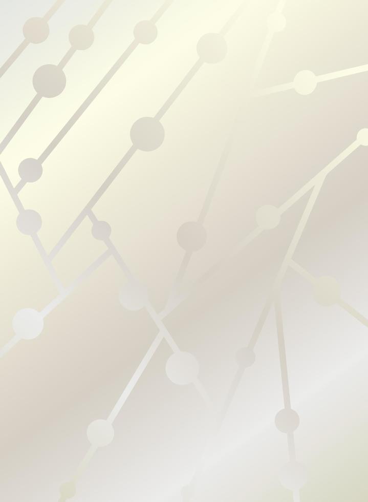 Light silver background with a pattern of lines and circles vector