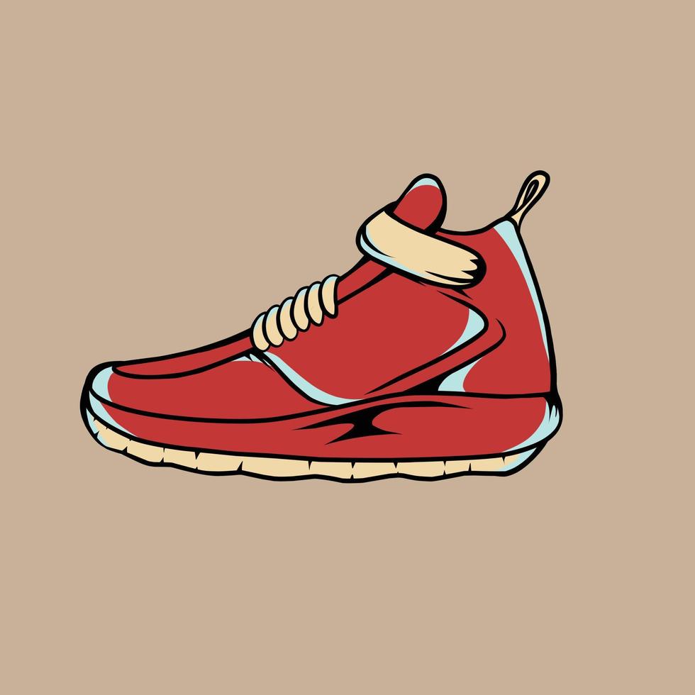 ilustración vectorial de zapatos ideales para anuncios publicitarios y mucho más vector