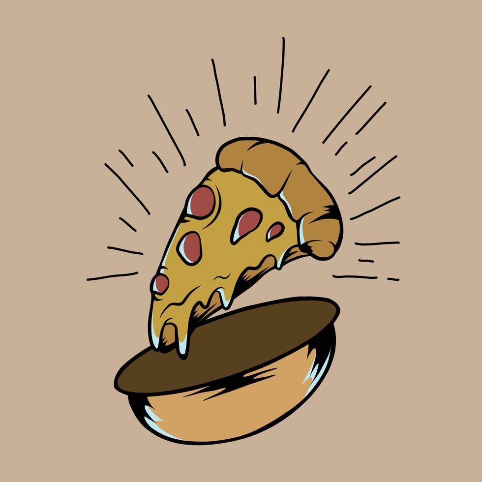 vector illustration of pizza great for advertising ads and much more