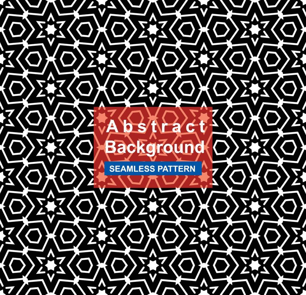 Abstract geometric seamless pattern background vector