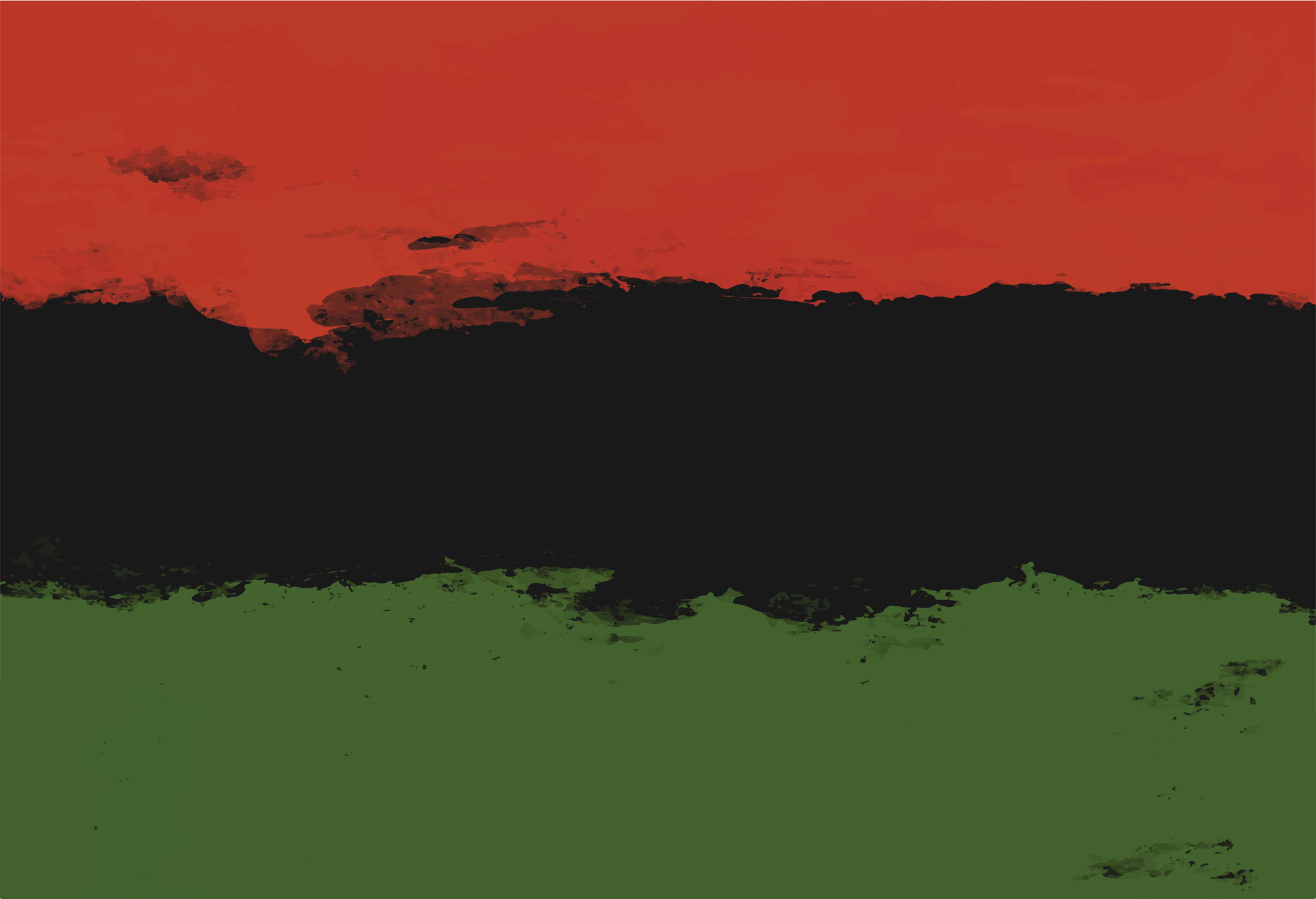 Pan African flag - red, black, green horizontal bands. Hand drawn with  brush, African American flag, Black Liberation flag, grunge textured. Background  design for Juneteenth, Black History Month. 8072535 Vector Art at Vecteezy