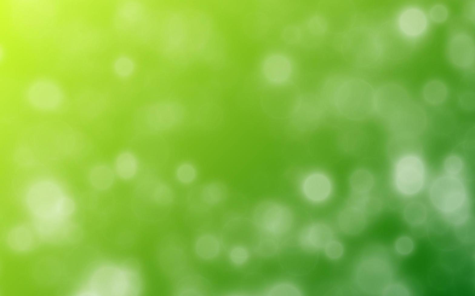 Green background with bokeh design. Vector illustration. Eps10