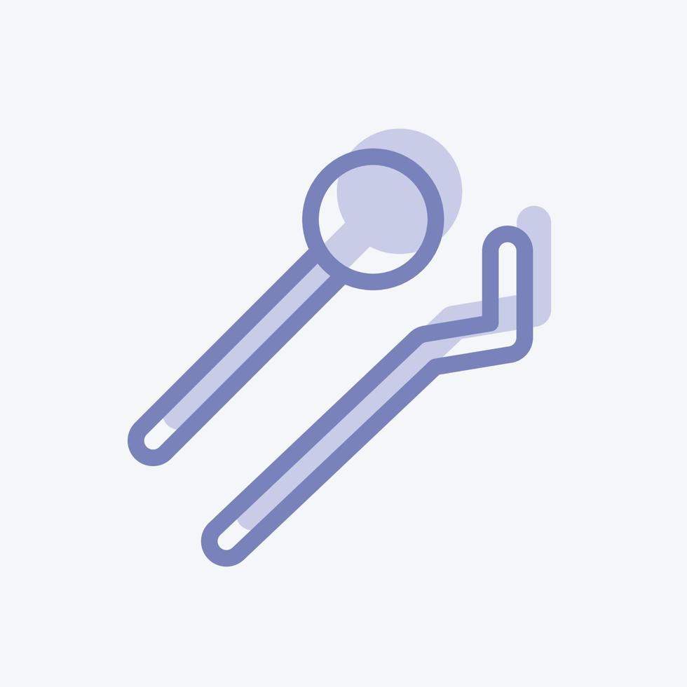 Icon Tools. suitable for medicine symbol. two tone style. simple design editable. design template vector. simple illustration vector