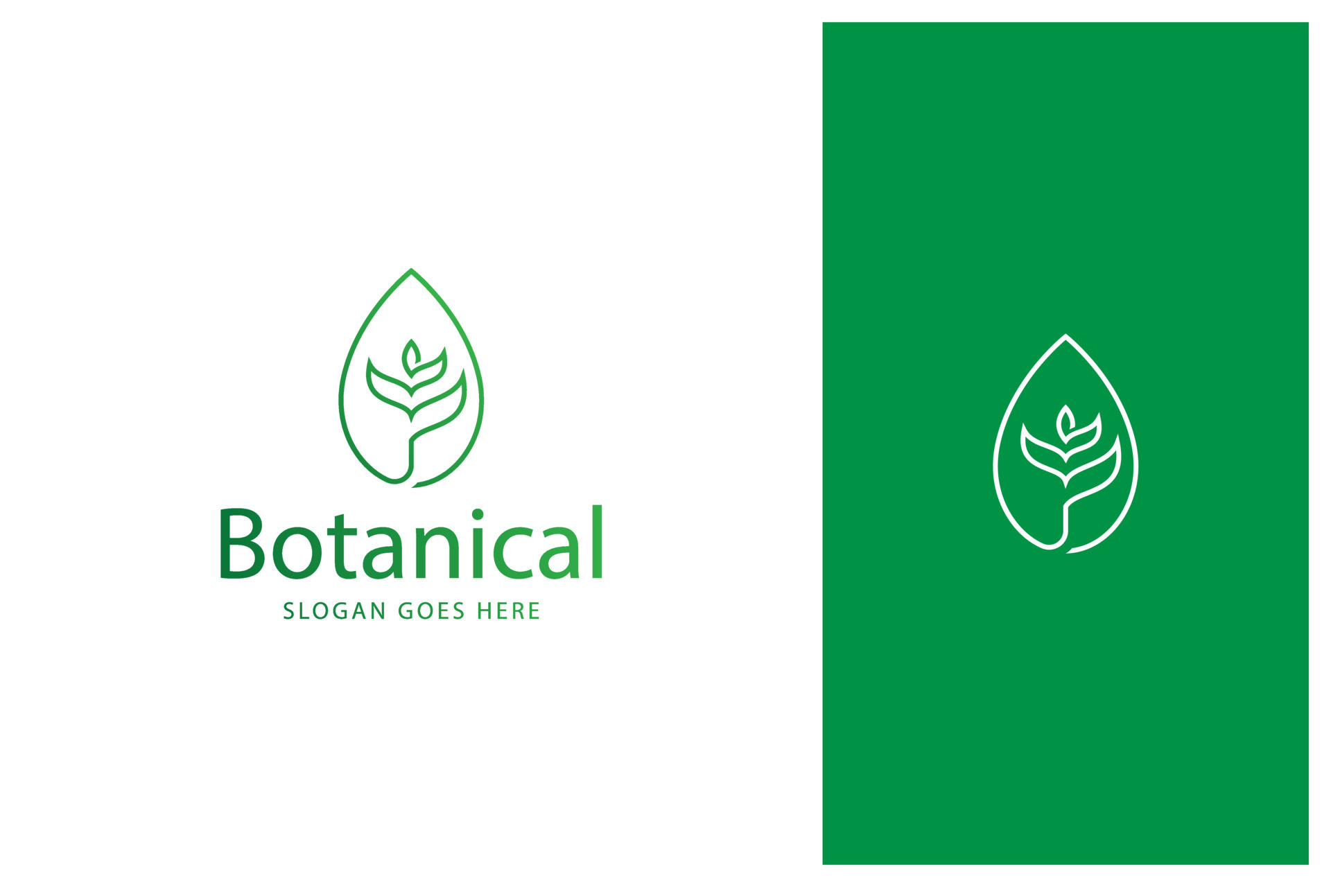 flower leaf organic botanical logo design 8072911 Vector Art at Vecteezy