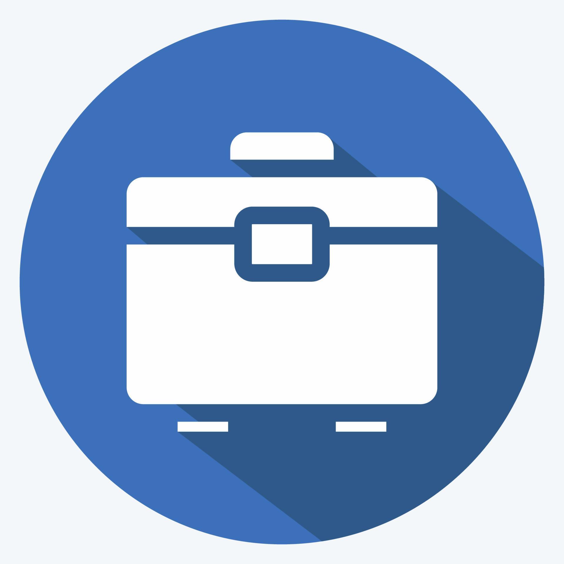 Icon Toolbox. suitable for building symbol. long shadow style. simple design editable. design