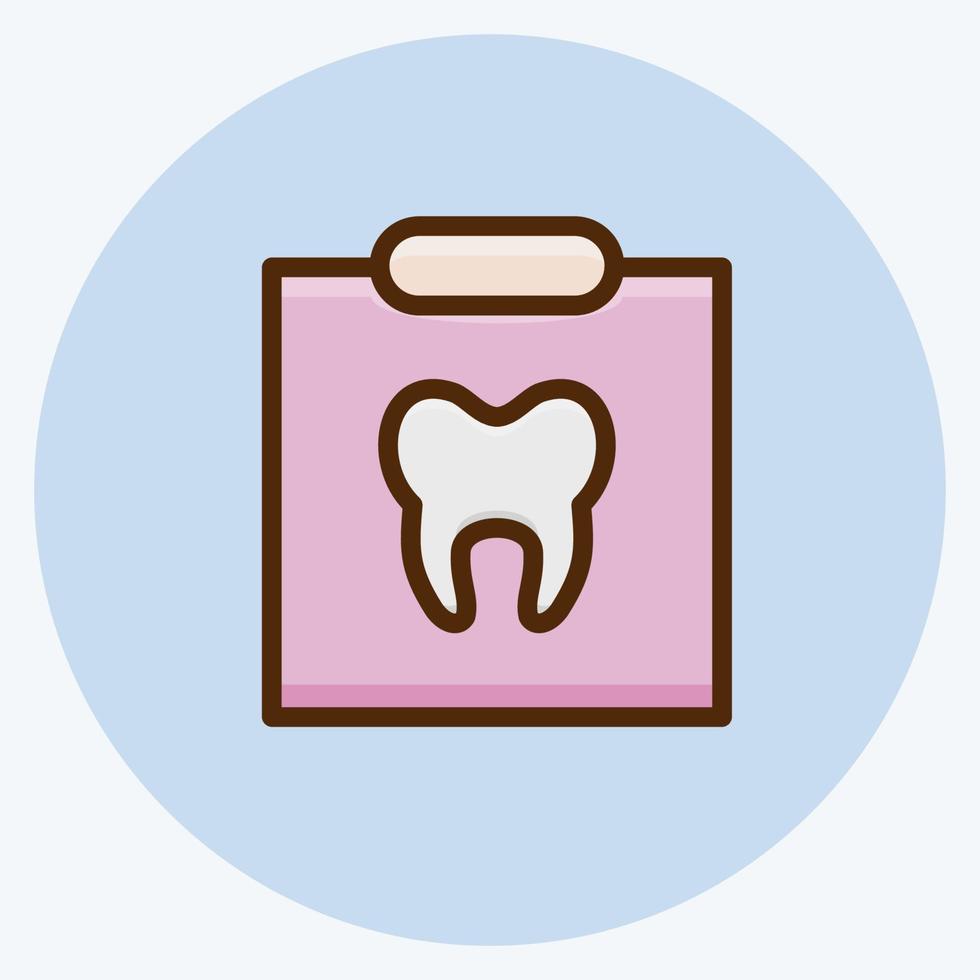 Icon X-Ray. suitable for medicine symbol. flat style. simple design editable. design template vector. simple illustration vector