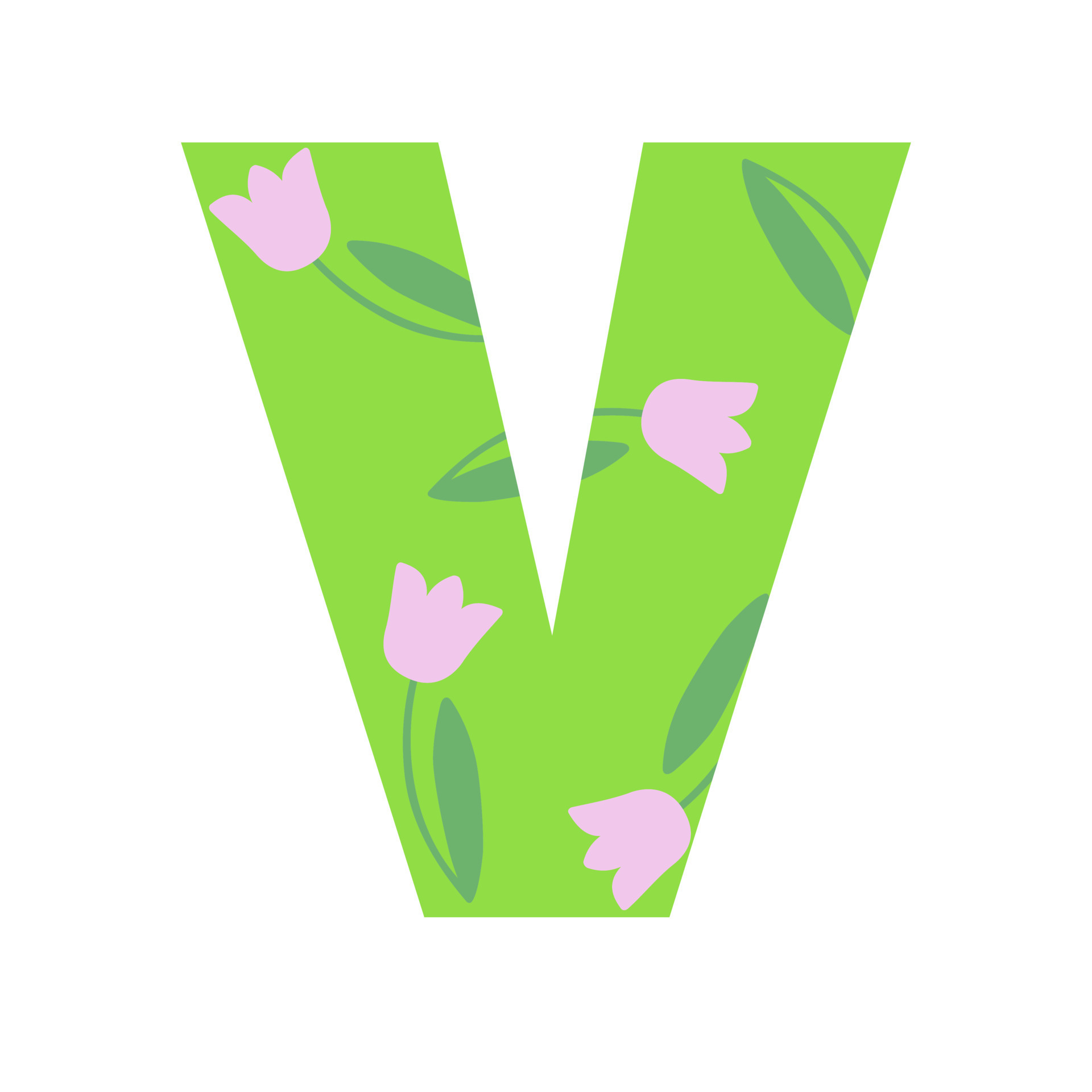 letter v clipart