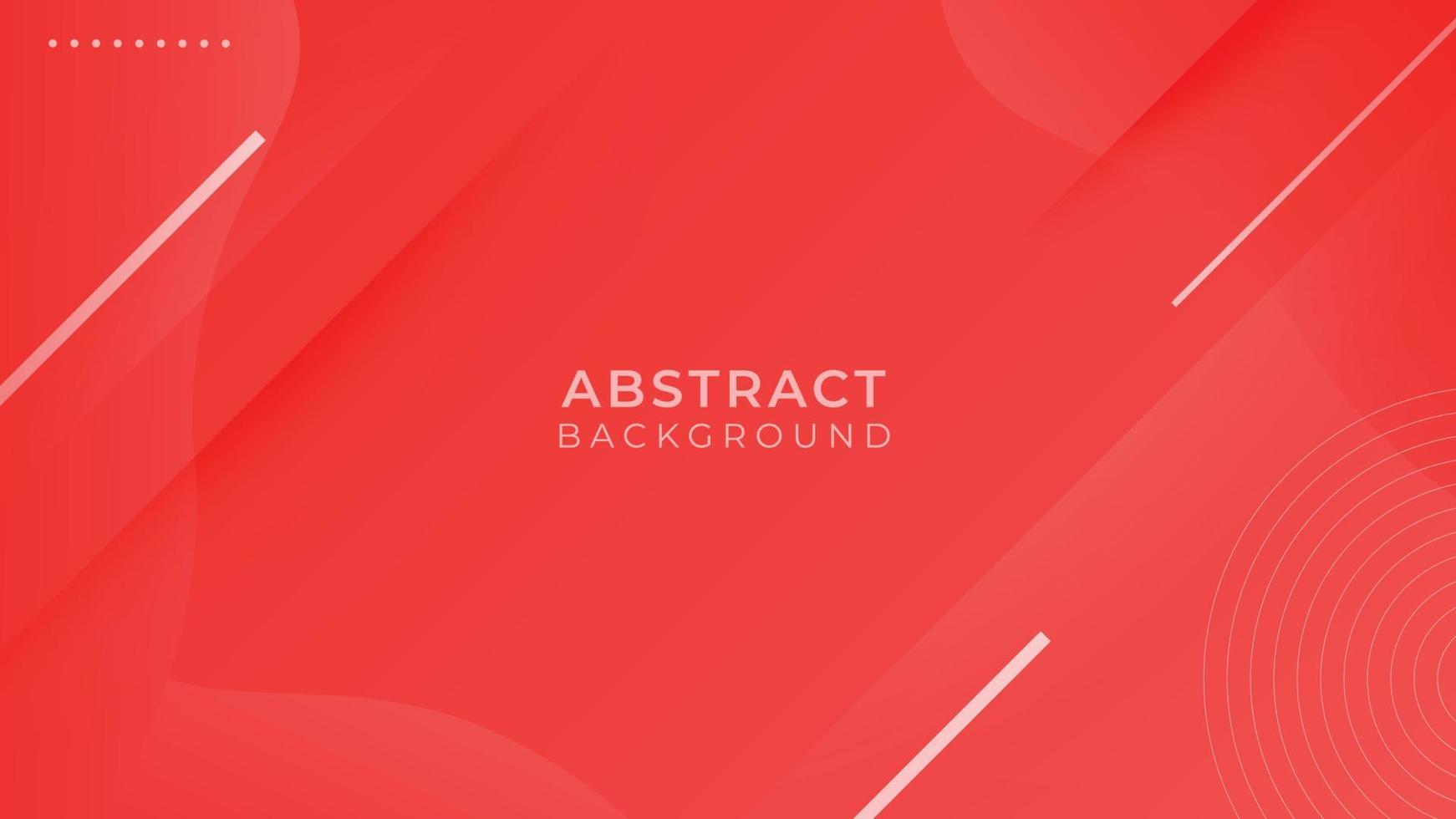 Dynamic fluid red geometric background. Textured red template. Vector illustration