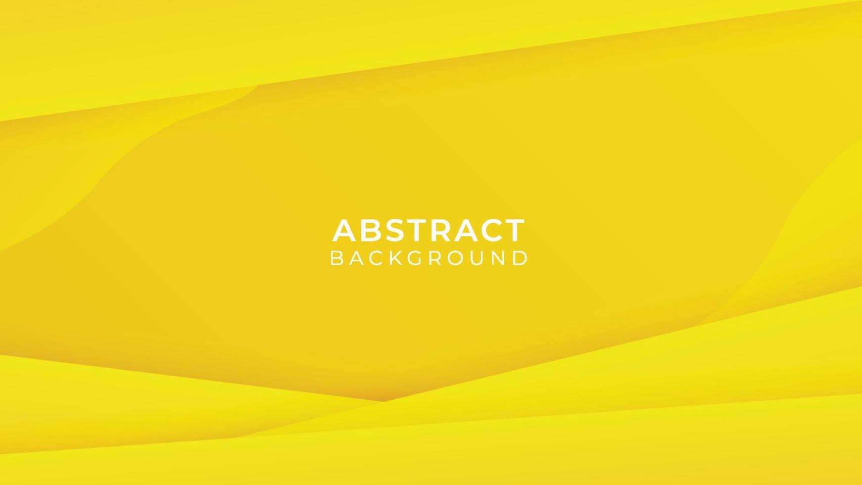 Abstract dynamic fluid yellow geometric gradient background. Vector illustration