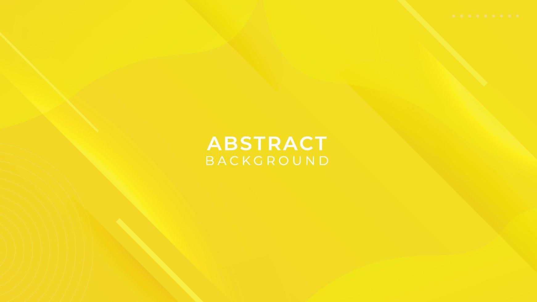 Dynamic fluid yellow geometric background. Textured yellow template. Vector illustration