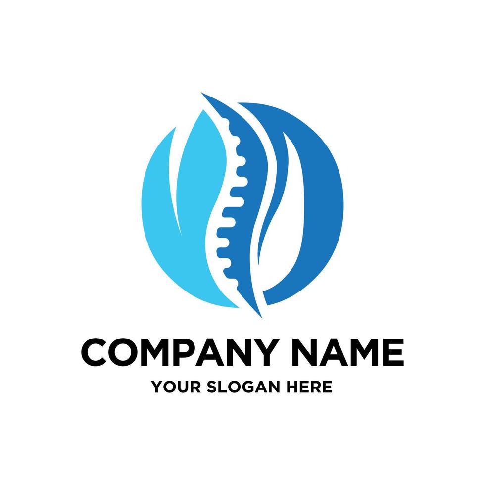 LOgo Spine Therapy Simple Design vector