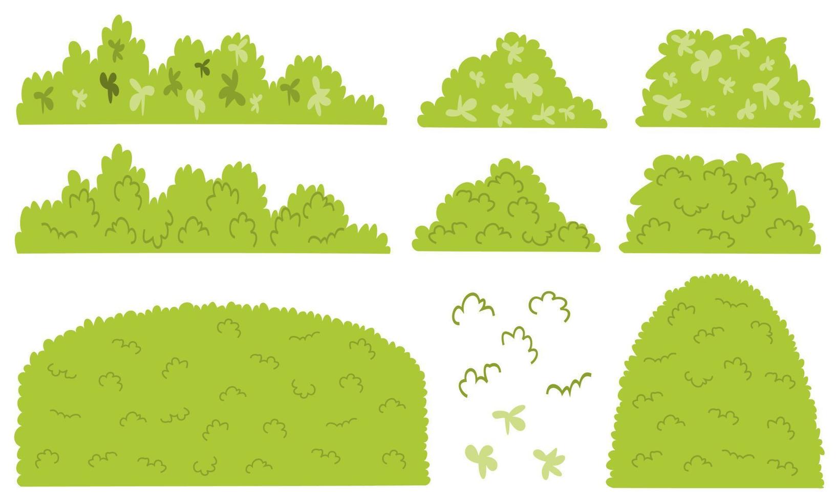 bush wall vector