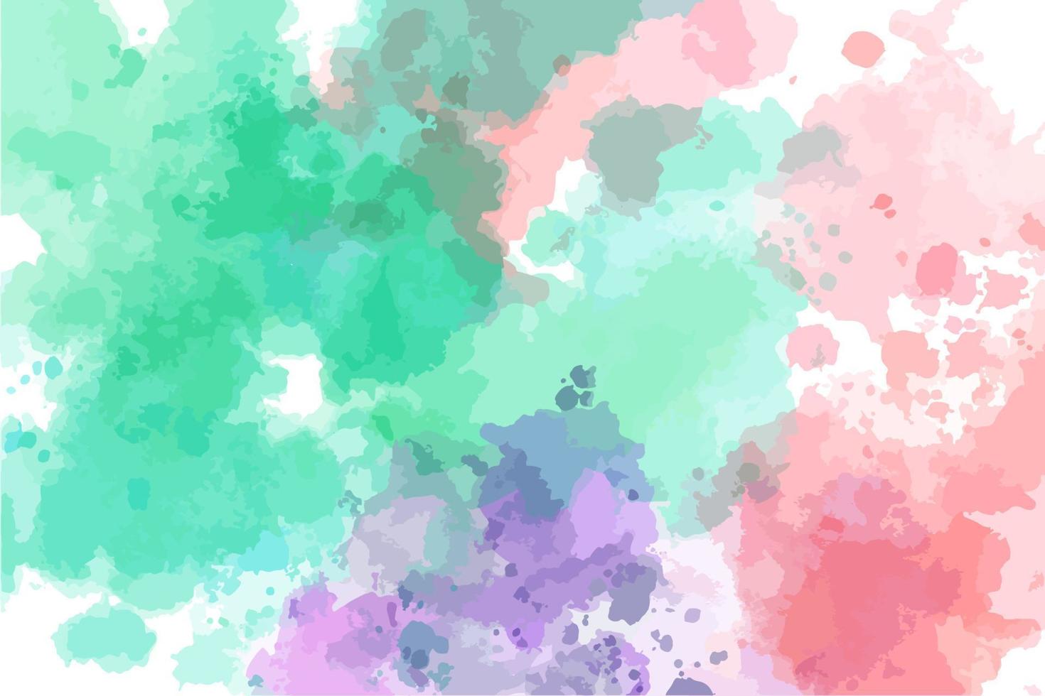 Watercolor stains and paint stains. Rainbow background vector