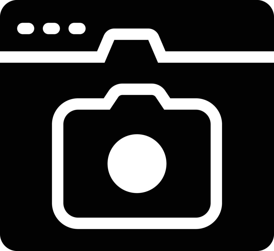 webpage camera vector illustration on a background.Premium quality symbols.vector icons for concept and graphic design.