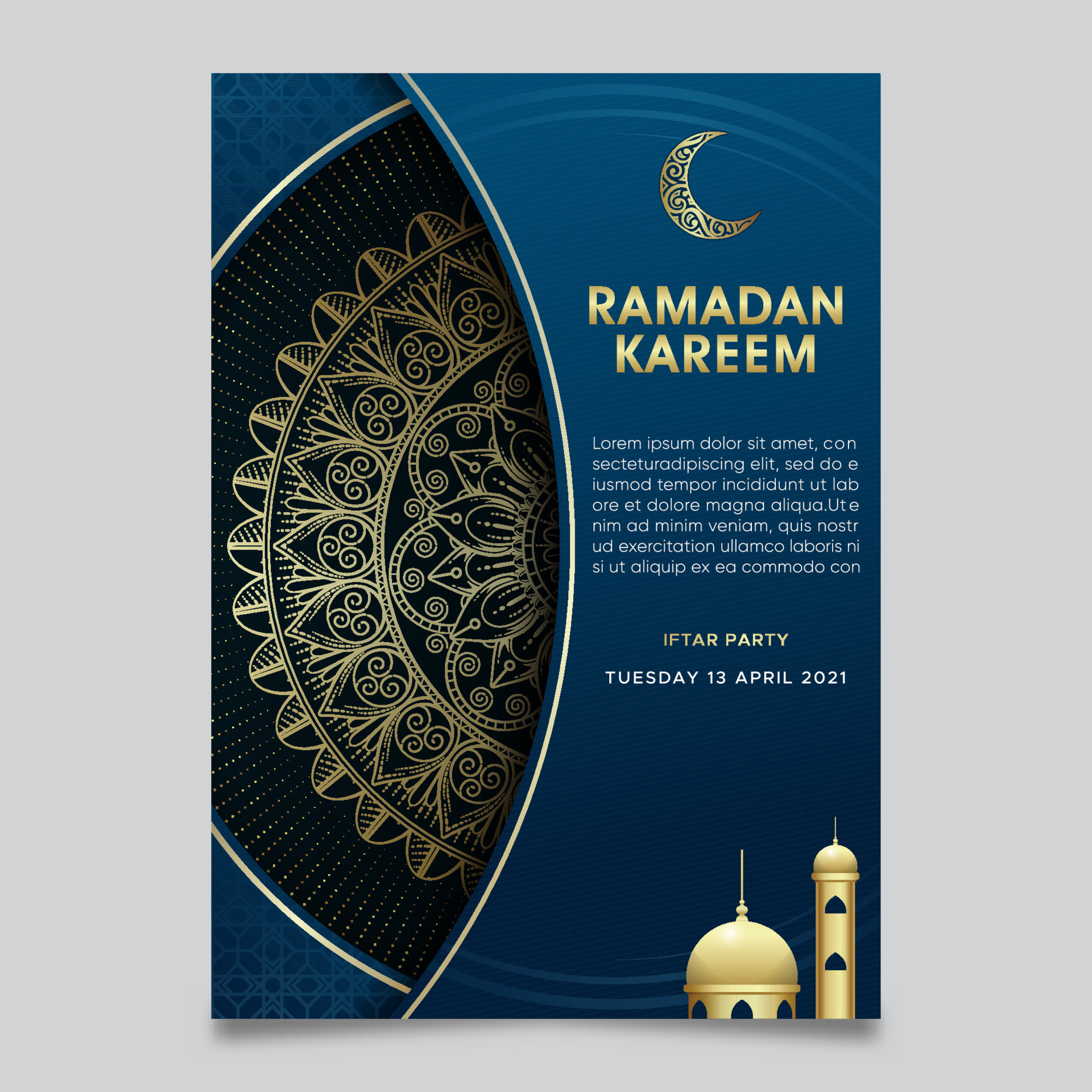 Subjektiv Pind Symposium Ramadan Kareem islamic background with mandala ornament 8076940 Vector Art  at Vecteezy