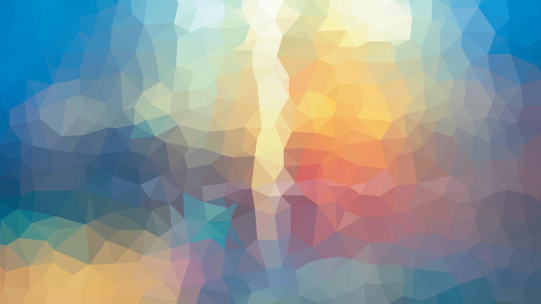 Abstract Low Poly Triangular Background. vector