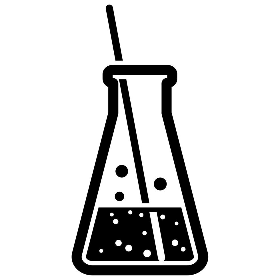 icono de equipo de laboratorio de ciencias. vector