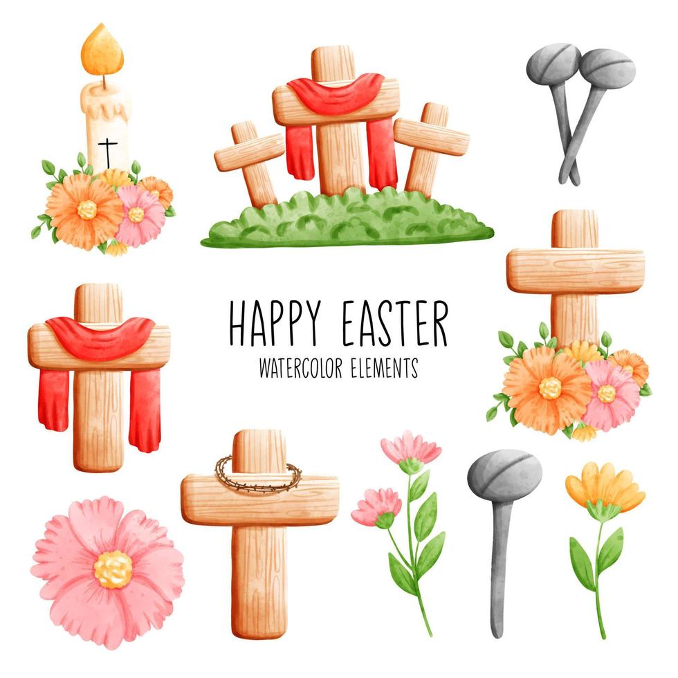 happy easter. Vector illustration