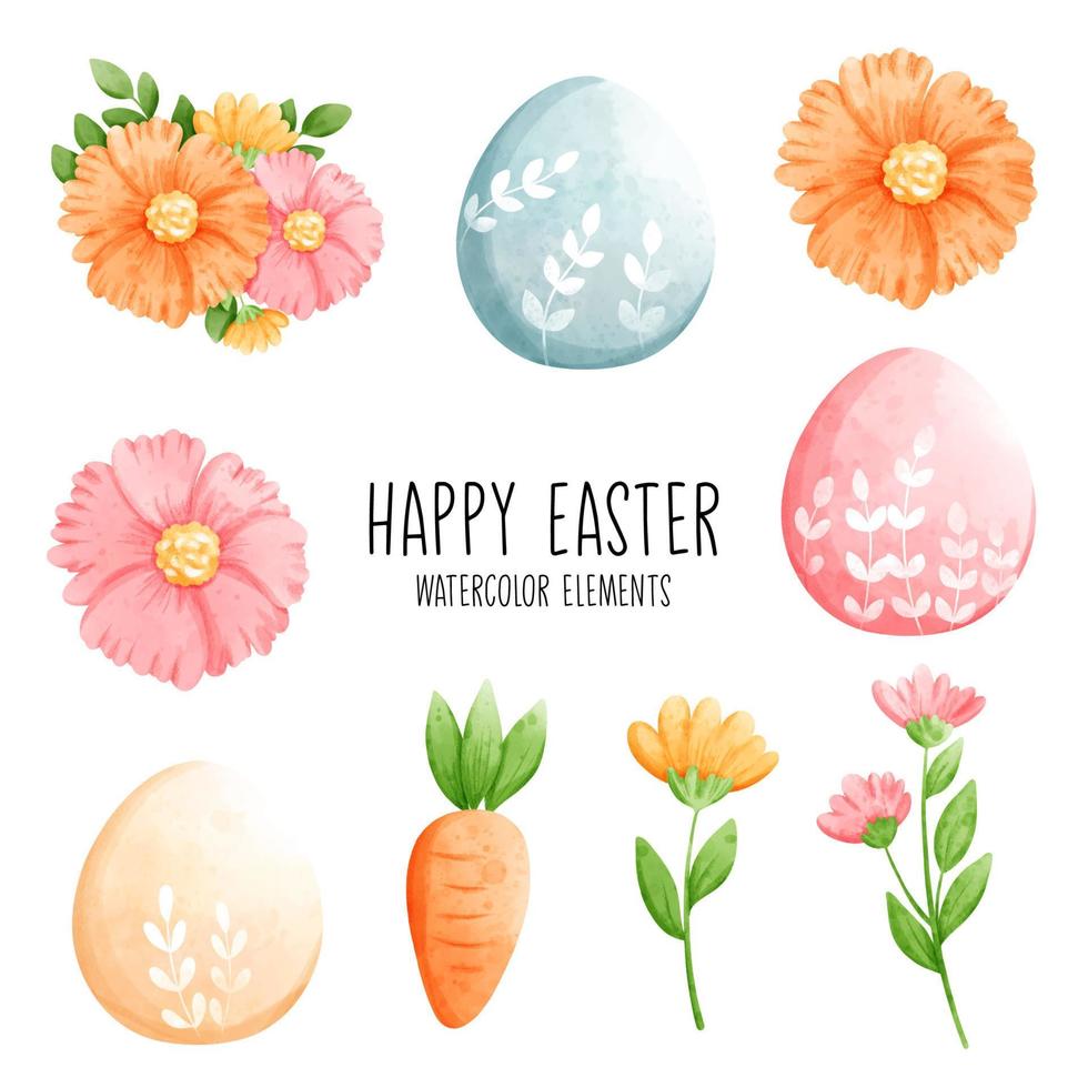 happy easter. Vector illustration