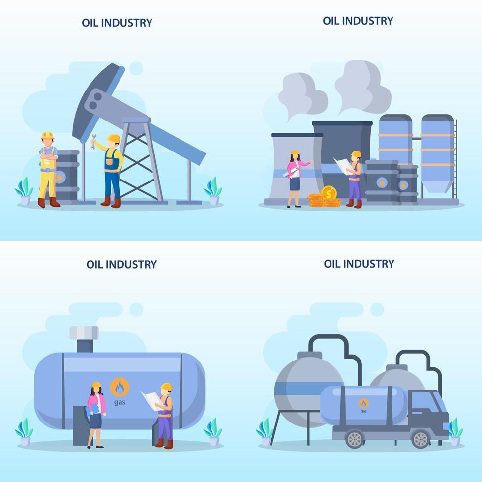 Businessman character looking at declining oil chart price with oil drum and coins flat vector