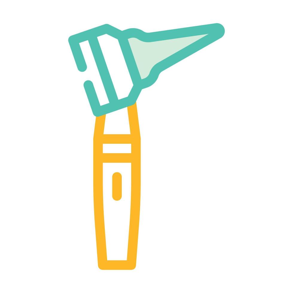 otoscope equipment color icon vector illustration sign