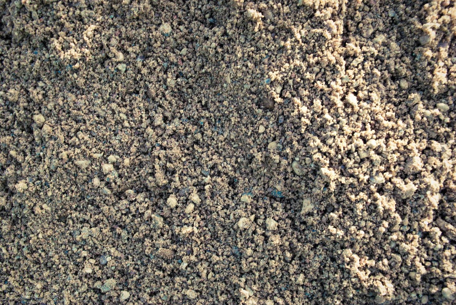 The texture of the sand. photo