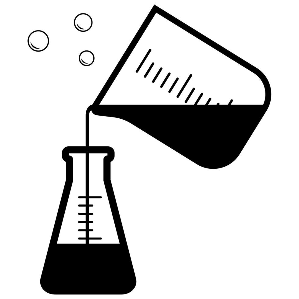 Science Laboratory Equipment Icon. vector