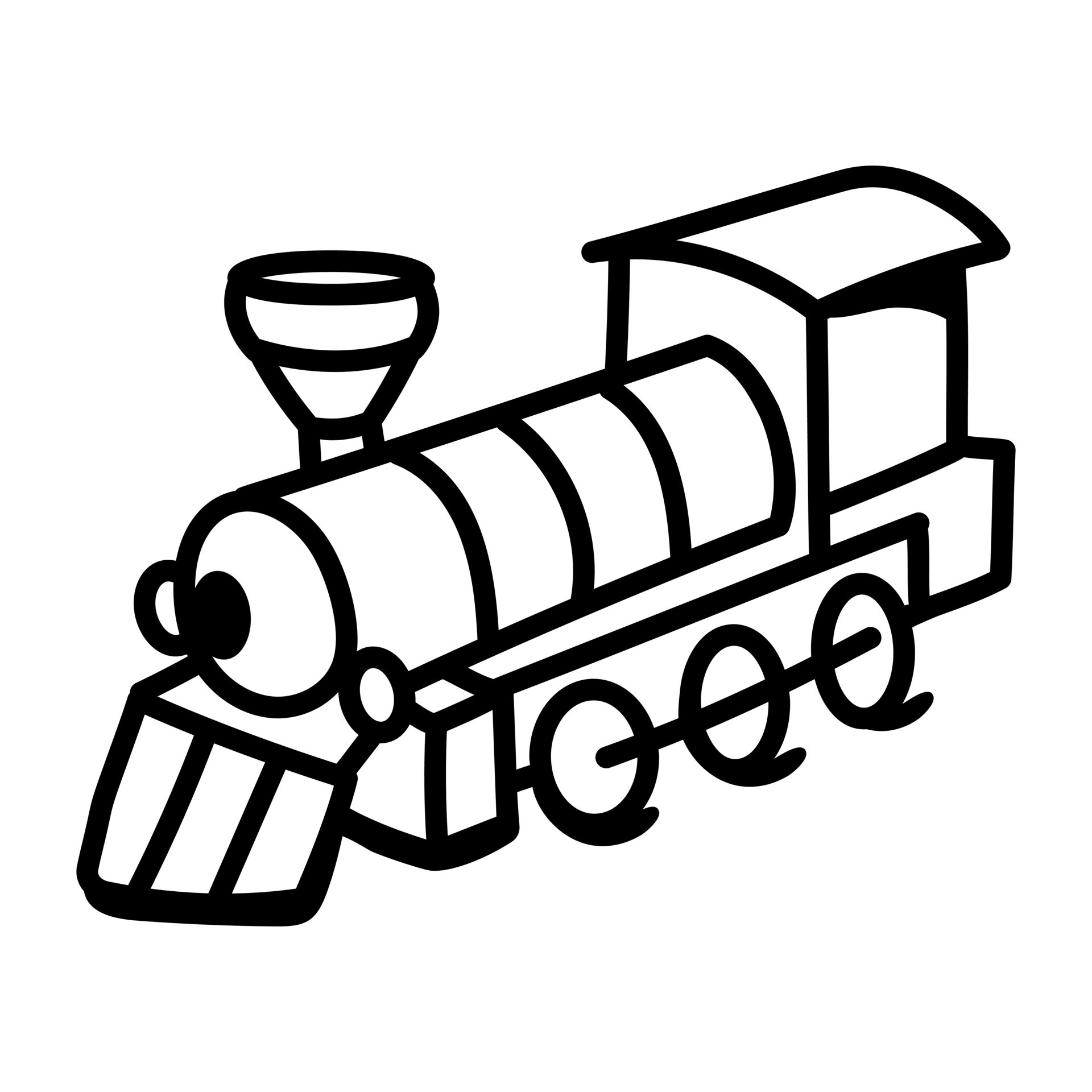 Trendy doodle icon of a train 8080275 Vector Art at Vecteezy